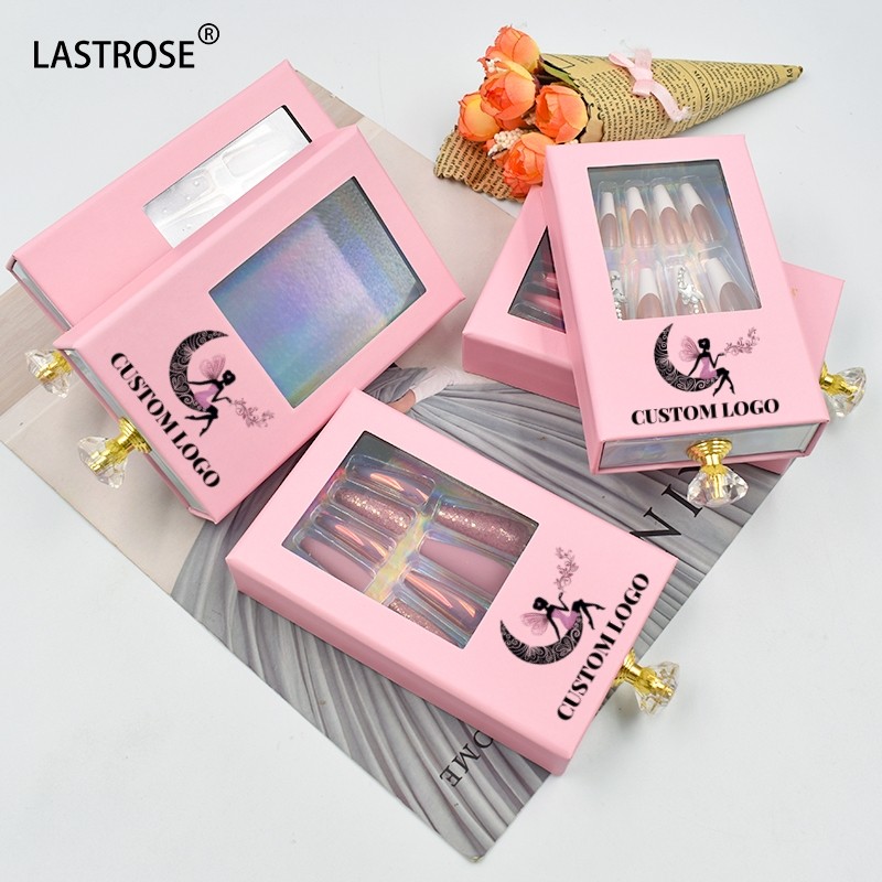 Sliding Press on Nail Box Factory - New Sliding Press on Nail Packaging Box Nail Box Packaging Private Label Drawer Box