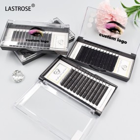 Volume Lash Extensions Manufacturer - C D Fluffy Eyelash Extension Factory Price Matte Black Volume Lash Extensions Cashmere