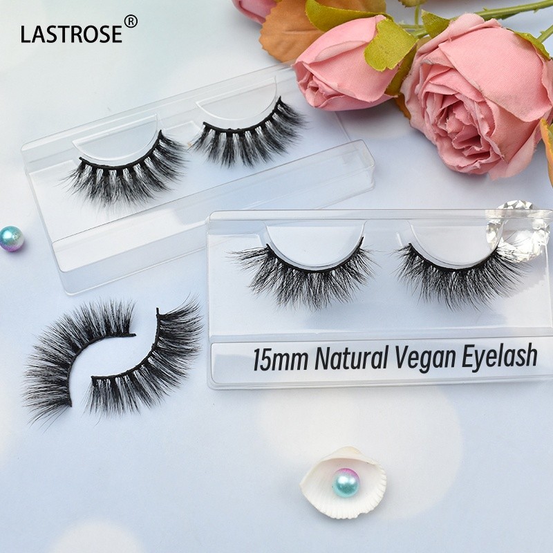Faux Mink Eyelashes Factory - Fake Eyelash Supplier 10/12/15mm Soft Faux Mink Eyelashes Small Cotton Thin Band