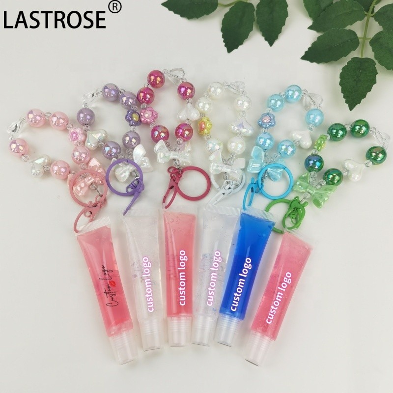 Lip Oil Manufacturer - Wholesale Lip Gloss With Keychain Flavouring Lip Oil Private Label Clear Vegan
