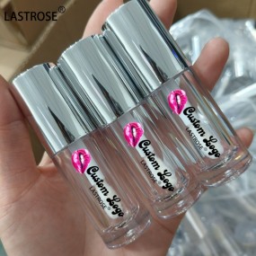 Empty Lipgloss Tubes Supplier - Hot Selling Popular Silver Empty Luxury Lipgloss Tubes Private Label Big Brush Wand Lipgloss