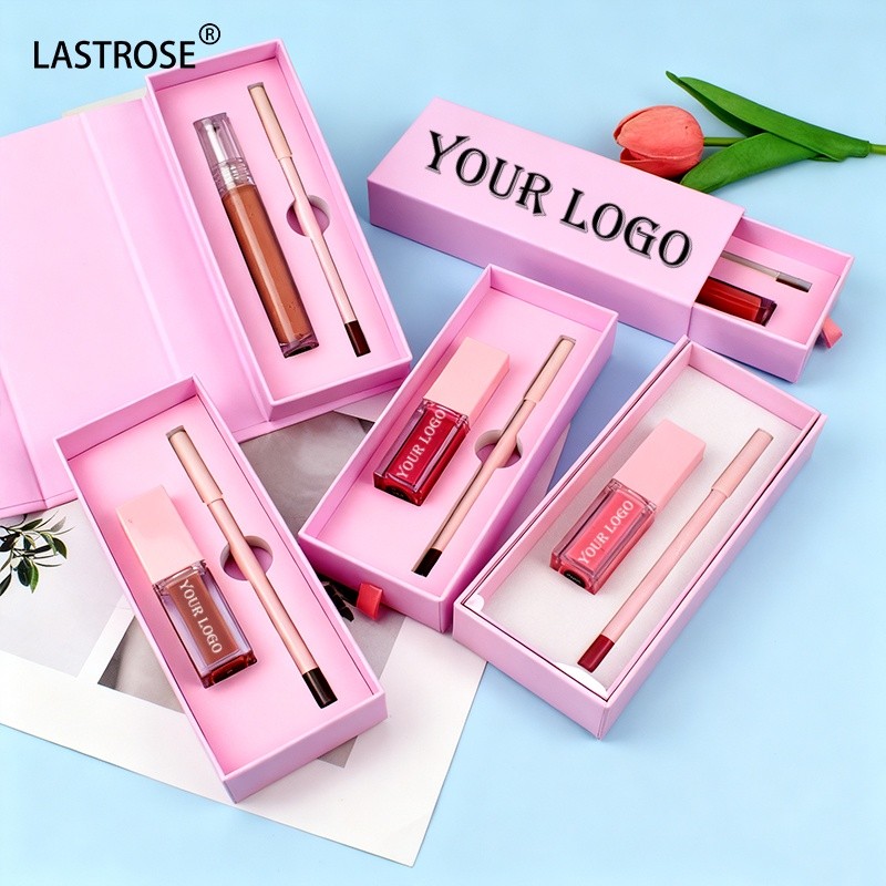 Lip Cosmetic Set Supplier - Hot Selling Private Label Lip Cosmetic Set Vegan Long Lasting Cream Lipliner