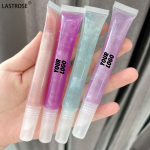 唇油厂家-15毫升挤压维生素液体润唇膏染色透明棕色水果礼品丰唇