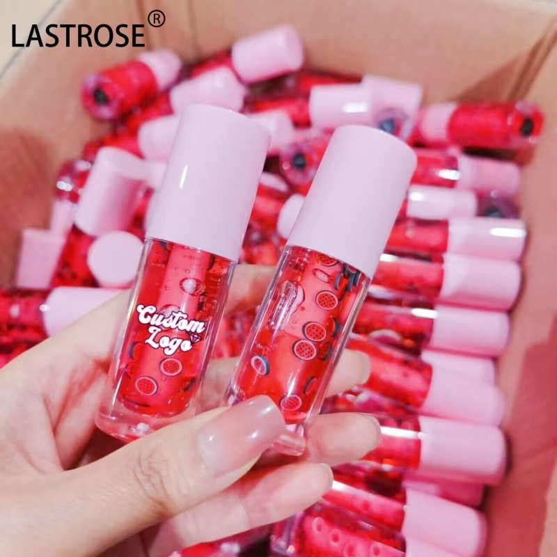 Lip Gloss Supplier - Vegan Natural Fruit Flavor Lipgloss Private Label Moisturizing Strawberry Clear
