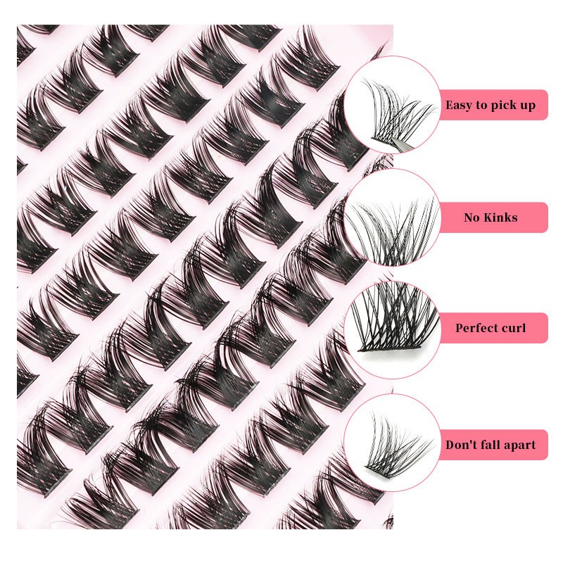 Segment Lashes Kit Factory - Wholesale DIY Segment Lashes Kit Private Label Faux Mink Cluster Lashes Eyelashes Extension