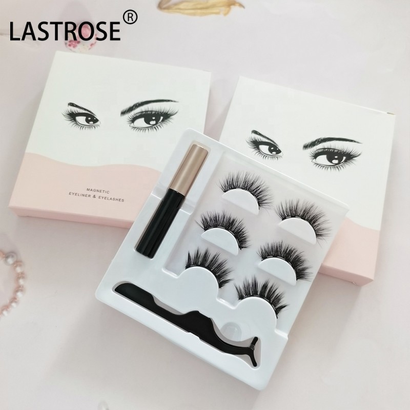 Magnetic Full Strip Eyelashes Factory - Best-selling Magnetic Full Strip Eyelashes Suit Liquid Magnetic Eyeliner 3 Magnet