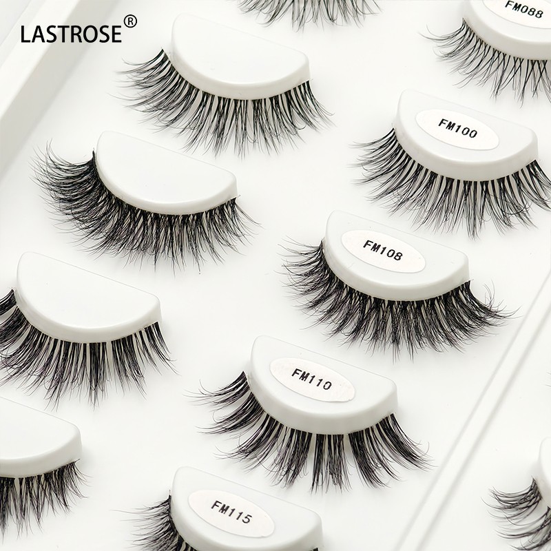 Eyelash Packaging Supplier - Wholesale Clear Lash Band Strip Faux Mink Eyelash Natural Long Vegan Lashes Private Label