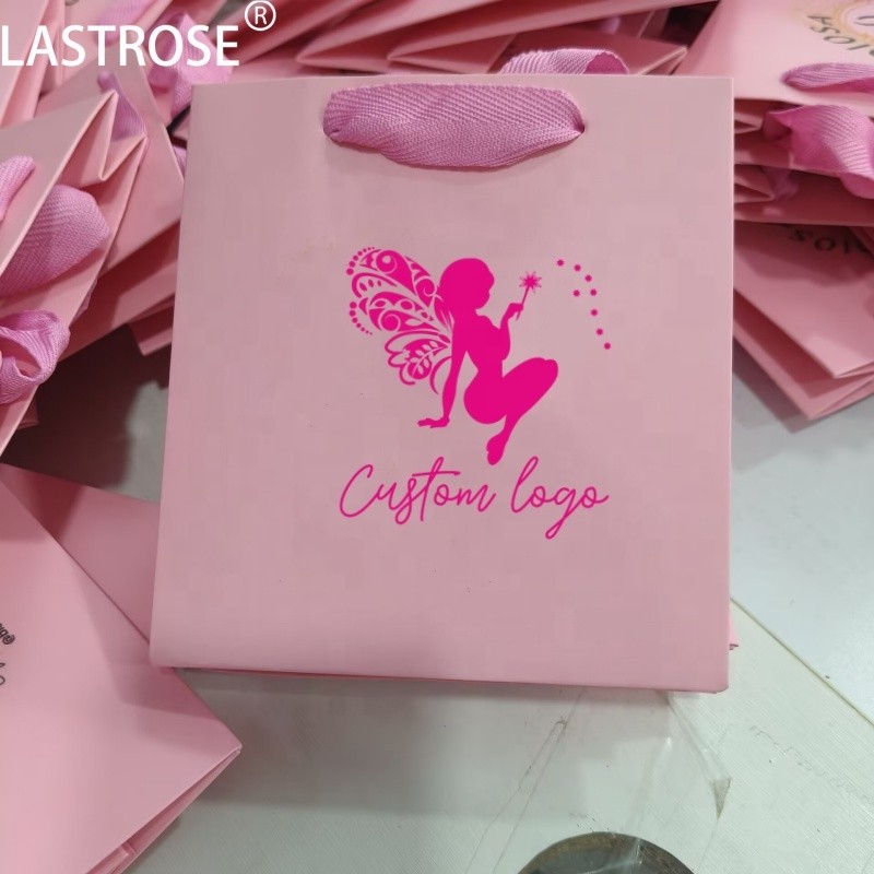 Reusable Paper Bag Factory - Wholesale Reusable Luxury Paper Bag Pink Packaging Gift Bag Shopping Cardboard Bags