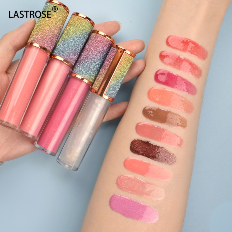 Liquid Lipstick Supplier - Diamond Shimmer Vegan Glossy Clear Nude Pink Lip Gloss Velvet LongLasting