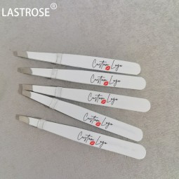 斜角眉镊供应商-镊子眉套装最佳斜角眉镊不锈钢脱毛眉镊