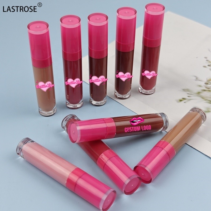 Lip Gloss Vendor Factory - Wholesale Low MOQ Lipgloss Vegan Lip Gloss Vendor Shimmer Nude Pink Glossy