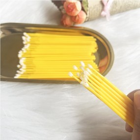 微一次性棒厂家-100件彩色耐用微一次性棒睫毛延长清洁刷睫毛膏刷