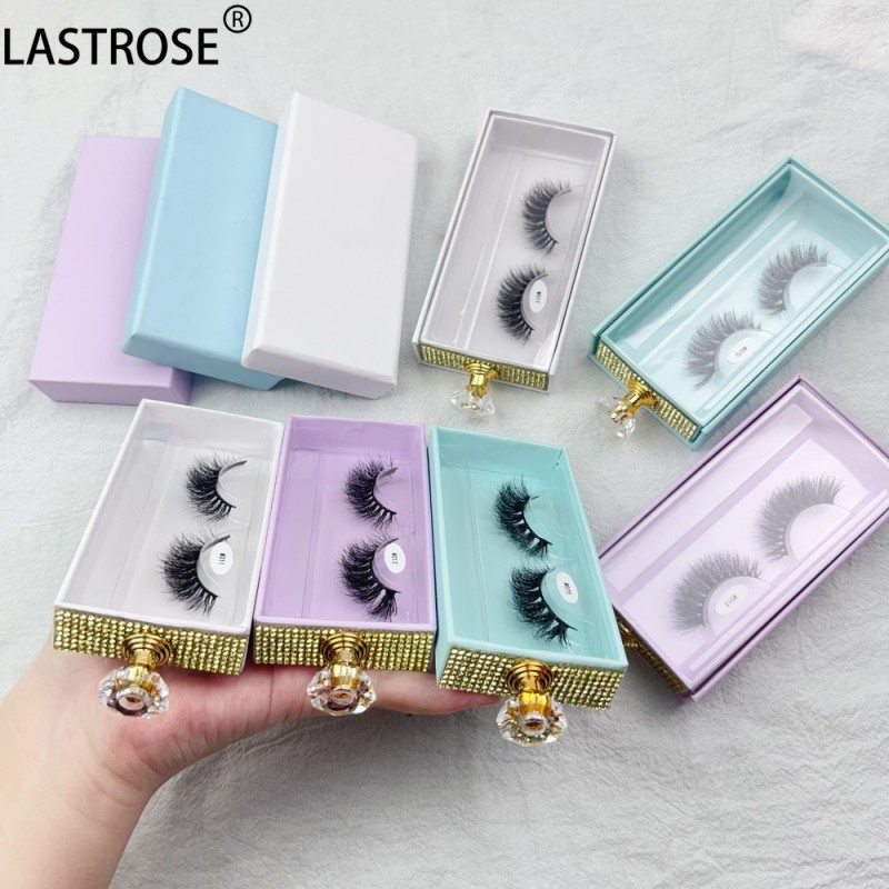 Mink Lash Extensions Factory - Factory Wholesale Natural Matte Black Russian 15mm Mink Lash Extensions With Lashes Box