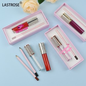 Makeup Gift Kit Supplier - Private Label Matte Lipliner Vegan Liquid Lipstick Makeup Gift Kit High Pigment Lipgloss