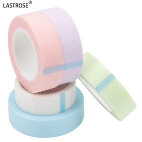 Sensitive Skin Gel Tape Supplier - White Blue Pink Breathable Sensitive Skin Gel Tape Eyelash Extension Micro Foam Adhesive Tapes