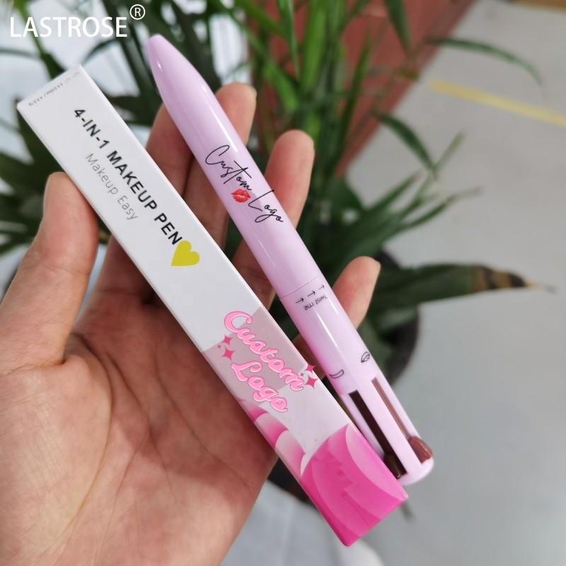 Makeup Pen Manufacturer - 4 in 1 Makeup Pen Touch up Eyebrow Pencil Eyeliner Lip Liner Highlight