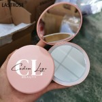 LED镜供应商-批发代工浅粉色迷你LED镜便携折叠手持旅行