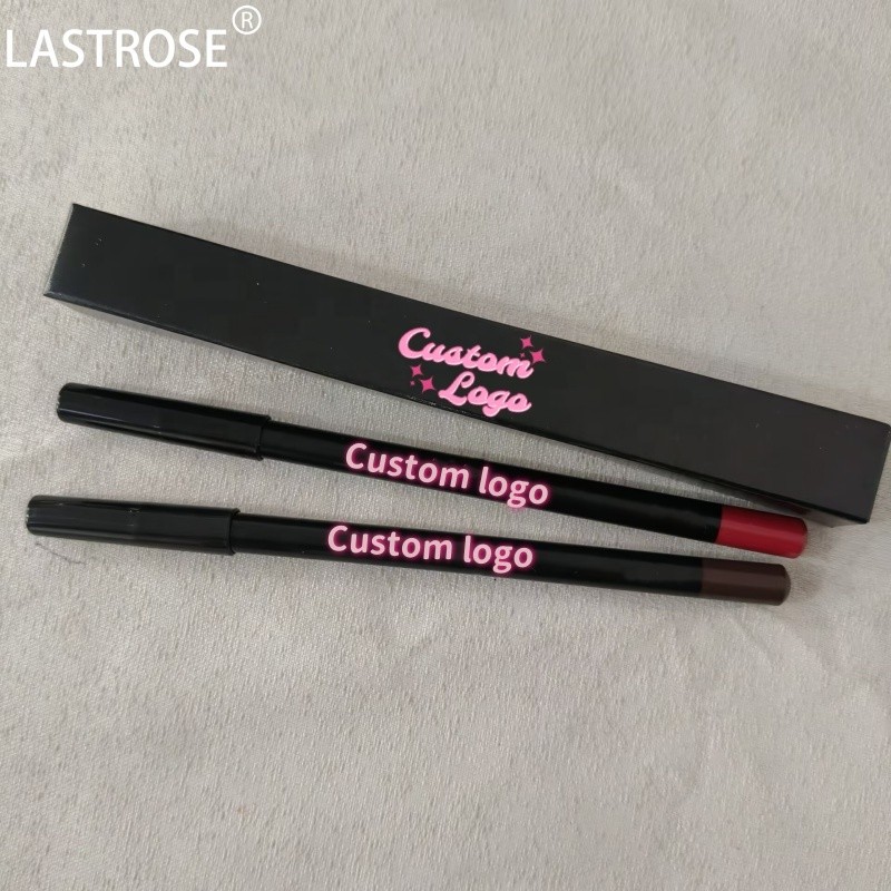 Lip Liner Pencil Manufacturer - Vegan Black Long Lasting Waterproof Brown Lip Liner Pencils Wholesale