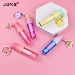 Lip Oil Manufacturer - Wholesale Private Label Key Chain Lip Oil Cute Moisturizing Plumper Fruit Vegan