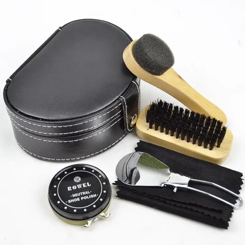 Shoe Care Set Manufacturer - Factory Direct Supply Shoe Shine Set Leather Shoe Care Kit Custom Logo Shoe Care Set