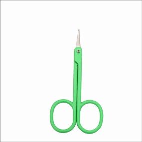 Eyebrow Scissors Factory - Professional Factory Green Stainless Steel Mini Manicure Scissors