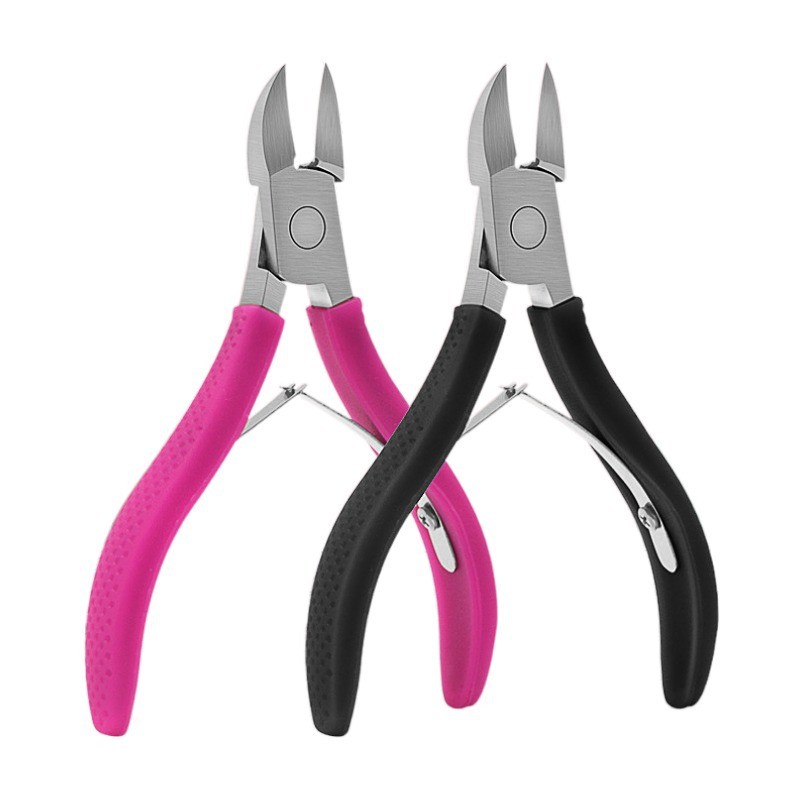 Cuticle Nippers Manufacturer - Factory Made Black Stainless Steel Nail Nippers Cuticle Nippers