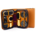 Shoe Care Set Supplier - Shoe Shine Tool Care Shoe Cleaning 7 Piece Travel Shoe Care Set Brown/Black/Blue