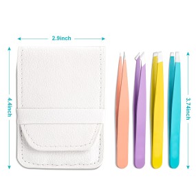 眉镊厂家-厂家价格批发流行黑色眉镊美容工具