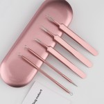 痘痘去除器供应商-高品质玫瑰金黑头针美容工具痘痘去除器厂家价格