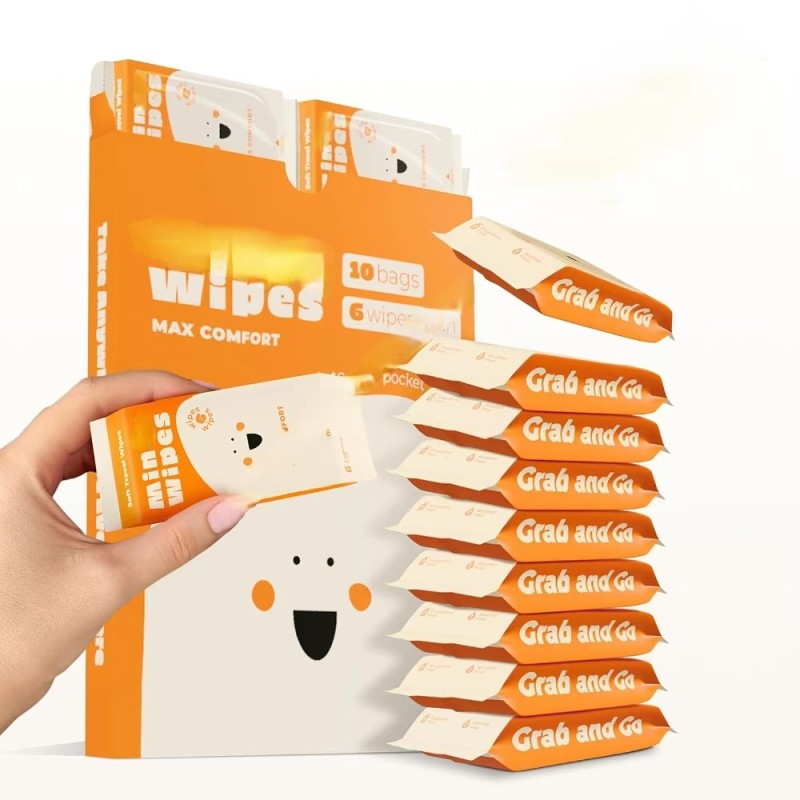 婴儿湿巾生产厂家 - 迷你超纯水洋甘菊