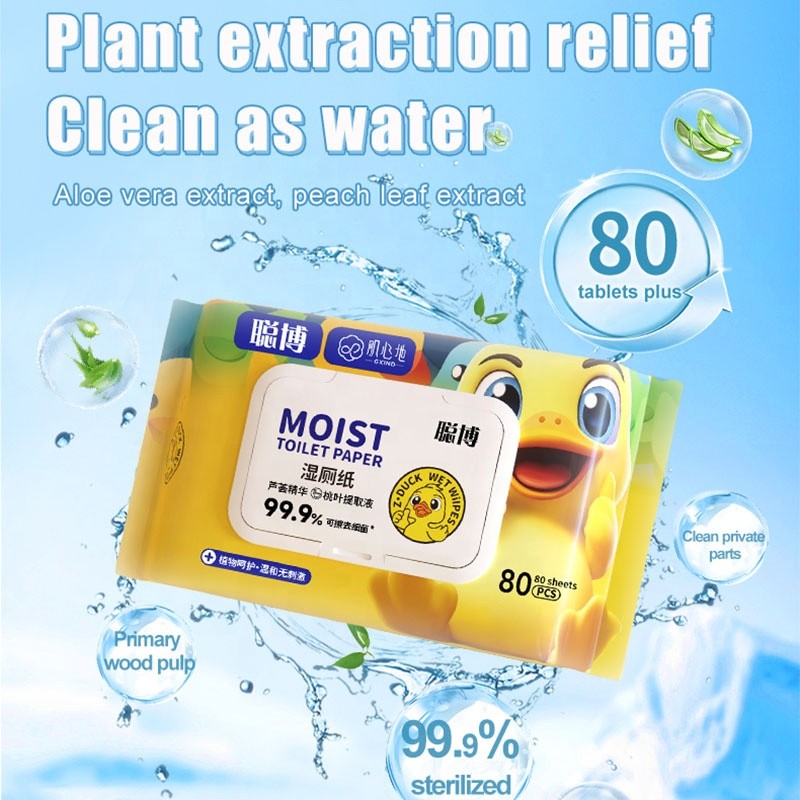 湿巾厂家 - 代工环保80片婴儿清洁