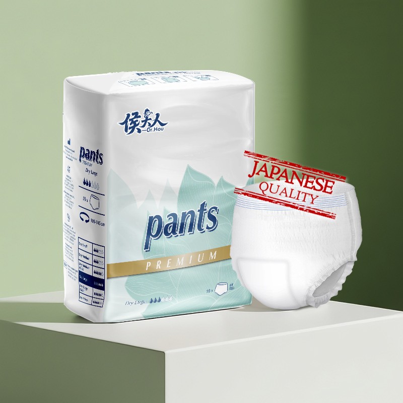 Adult Diaper Factory - OEM High Quality Adult Disposable Medical Diaper Pants Cotton Material Printed Feature