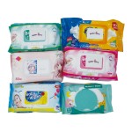 Baby Wet Wipes Supplier - 60-120 Count 99.9% Pure Water Baby Wet Wipes Unscented for Super Markets