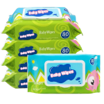 Baby Wet Wipes Supplier - 60-120 Count 99.9% Pure Water Baby Wet Wipes Unscented for Super Markets