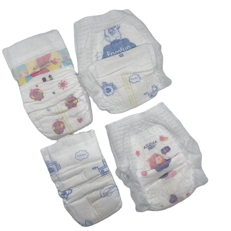 Baby Diaper Pants Supplier - Fralda Descartavel Bebe Diaper Pants XXXXL Kids Grade 50 Pieces Babi Pull Pant