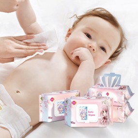 湿巾供应商-50片优质可冲散便携