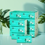 Facial Tissue Paper Supplier - Custom Logo Printing Private Label 4 Ply 100% Virgin Wood Pulp Facial Tissue Paper Strong