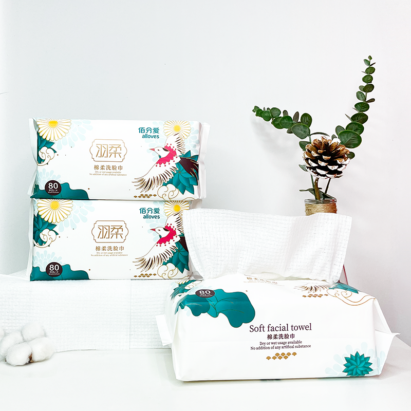 Disposable Cotton Tissue Supplier - OEM Disposable Cotton Tissue Face Bath Towels for Non-woven Kitchen Facial
