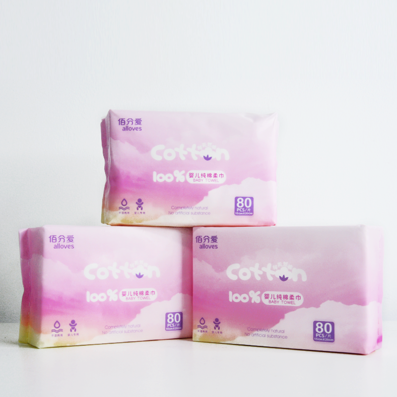 Disposable Towel Manufacturer - Alloves Disposable Towel Good Soft Cotton Fabric Towel Manufacturer in China