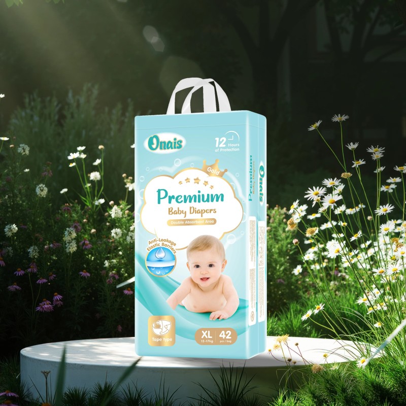 婴儿纸尿裤工厂-可定制加纳市场软尿裤