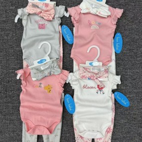 Baby Clothes Manufacturer - 0-24M Cotton Romper Suspenders