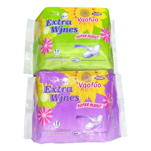 Sanitary Pads Supplier - 270mm+240mm Soft Cotton Top