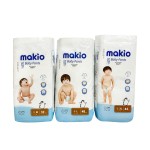 Baby Diapers Supplier - Makio Customized Hypoallergenic Nappies Wholesale Disposable Pull up Baby Diapers Pants