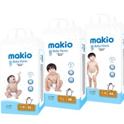 婴儿尿裤厂家-Makio尿裤厂家批发价格新款设计超柔软婴儿尿裤新尿裤