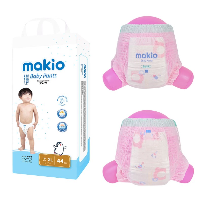 Baby Diapers Manufacturer - Makio Free Sample Super Absorption OEM Wholesale Competitive Price Hot Selling
