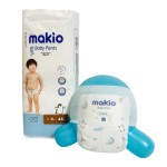 Baby Diapers Supplier - Makio Customized Hypoallergenic Nappies Wholesale Disposable Pull up Baby Diapers Pants