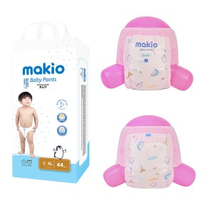 Baby Training Pants Factory - Makio Good Quality Baby Diapers Free Sample Wholesale Training Diaper Pants in Bulk