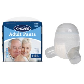 Adult Diapers Supplier - Kimcare Adult Disposable Diapers Elderly Pull up Panties Thick Cheap Incontinence Pants
