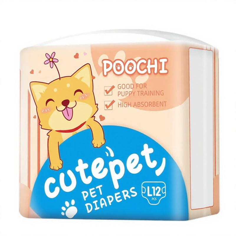 Pet Baby Products Factory - Super Absorbent Disposable Dog Diaper Breathable Leak-Proof Printed in Cotton Material
