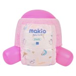 婴儿尿裤供应商-免费样品Makio A级良好品质婴儿尿裤一次性拉拉裤厂家